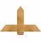 Ekena Millwork Eugene Rough Sawn Timber Gable Bracket, Western Red Cedar, 36"W x 23"H x 4"D x 6"F, 15/12 Pitch GBW036X23X0406EUG00RWR - alternate 1